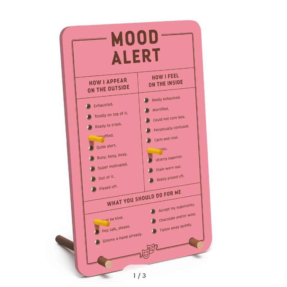 Mood Alert Desktop Pegboard